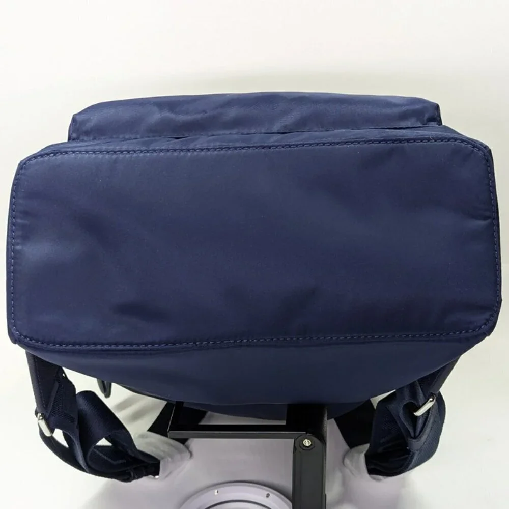 Lauren Ralph Lauren Nylon Medium Stevie Backpack Refined Navy (MSRP $275)